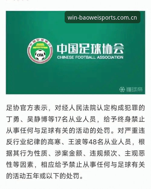宝威体育最新版下载 足协第三批禁足名单公布,如何通过宝威体育平台解读这场足球反腐风暴?